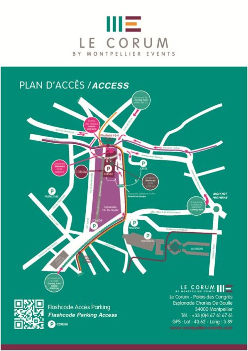 Access Plan-LeCorum Montpellier